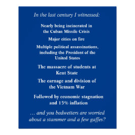 Póster Não tenha tanto medo de apoiar Joe Biden