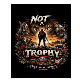Póster Não uma Troféu