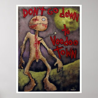 PÓSTER "NÃO VÁ PARA VOODOO TOWN #10"