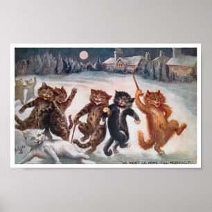 Poster NÃO VAMOS PARA CASA ATÉ MANHÃ, Louis Wain