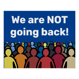 Póster Não vamos voltar