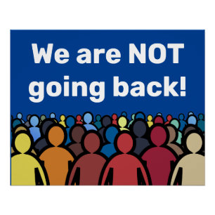 Póster Não vamos voltar