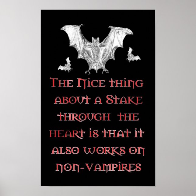 Poster Não-Vampiros (Frente)