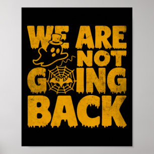 Poster Não Voltando A Votar Kamala Harris 2024 Halloween