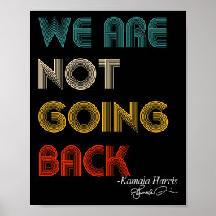 Poster Não Voltar À Votação Para 2024 Presidente Kamala-h