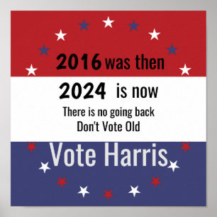 Poster Não vote Harris