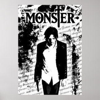 Poster Naoki Urasawas Monster - Anime Manga