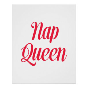 Póster Nap Queen Pink Cherred