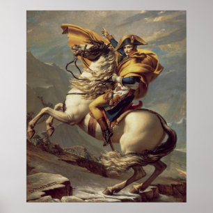 Poster Napoleão atravessando os Alpes