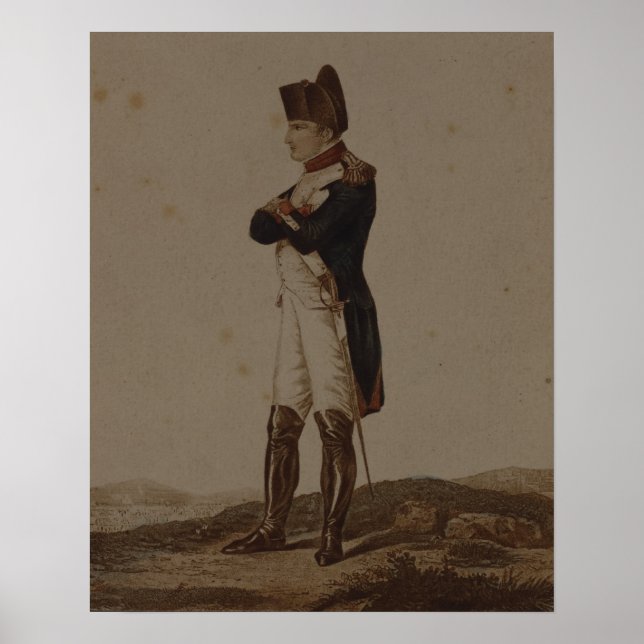 Poster Napoleão Bonaparte como primeiro cônsul (Frente)