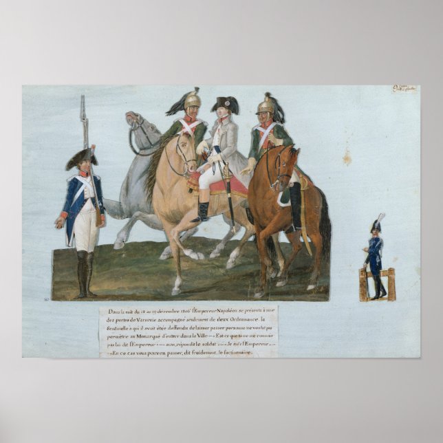 Poster Napoleão Bonaparte e o Sentineiro Varsoviano (Frente)