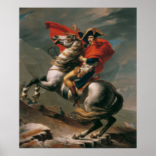 Poster Napoleão com Cavalo, Passo de São Bernardo
