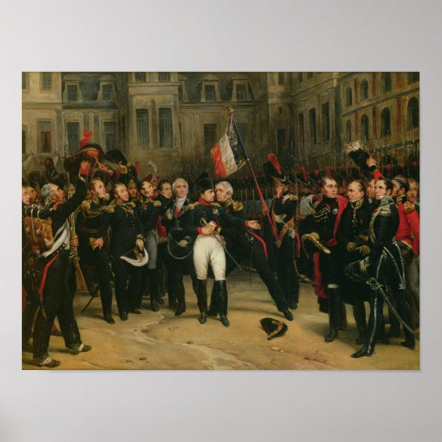 Poster Napoleão I Bidding Farewell para o Imperial (Frente)