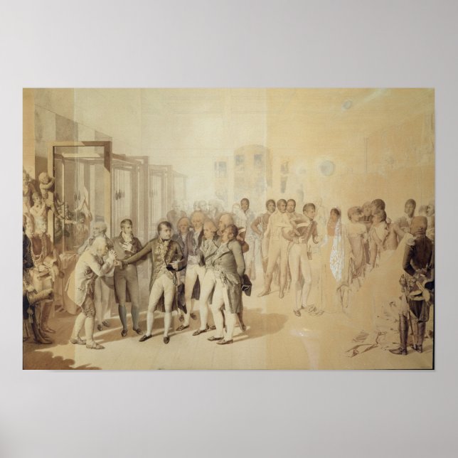 Poster Napoleão I Visitando os irmãos Sevene (Frente)