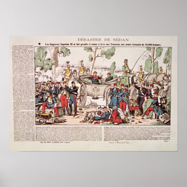 Póster Napoleão III chega em Sedan (Frente)