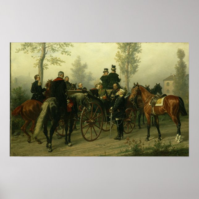 Poster Napoleão III e Bismarck (Frente)