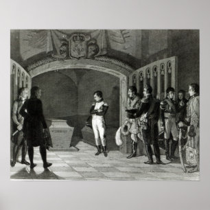 Póster Napoleão Meditando diante da Tumba