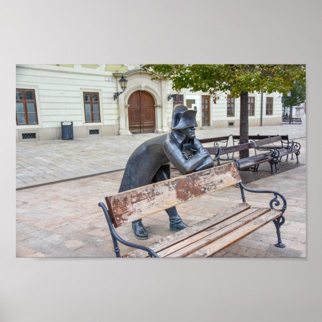 Poster Napoleão Soldier Statu em Bratislava, Eslováquia (Frente)