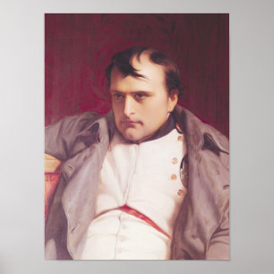 Póster Napoleon após sua abdicação