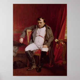 Poster Napoleon após sua abdicação
