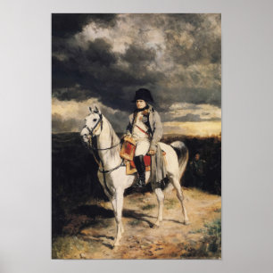 Póster Napoleon Bonaparte a cavalo
