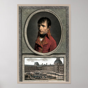 Póster Napoleon Bonaparte -- Revisão da tropa