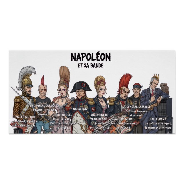 Póster Napoléon et sa bande (Frente)