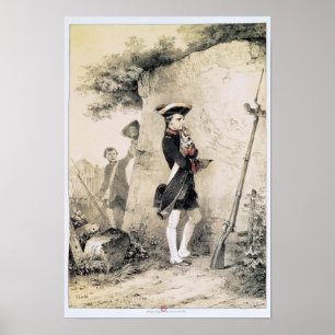 Poster Napoleon I  at Military School
