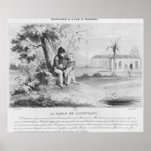 Póster Napoleon mim na ilha de St Helena