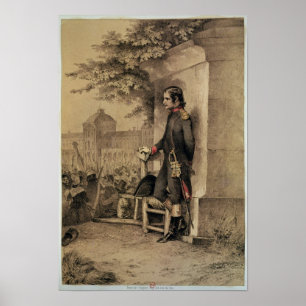 Póster Napoleon mim no cerco do Tuileries