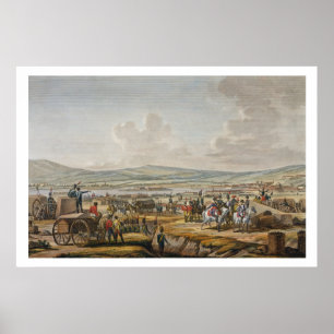 Póster Napoleon que visita o cerco trabalha em Danzig