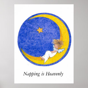 Poster Napping é celestial