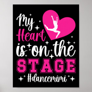 Poster Naquele Palco Dance Mimi De Um Dançarino Mimi Danç