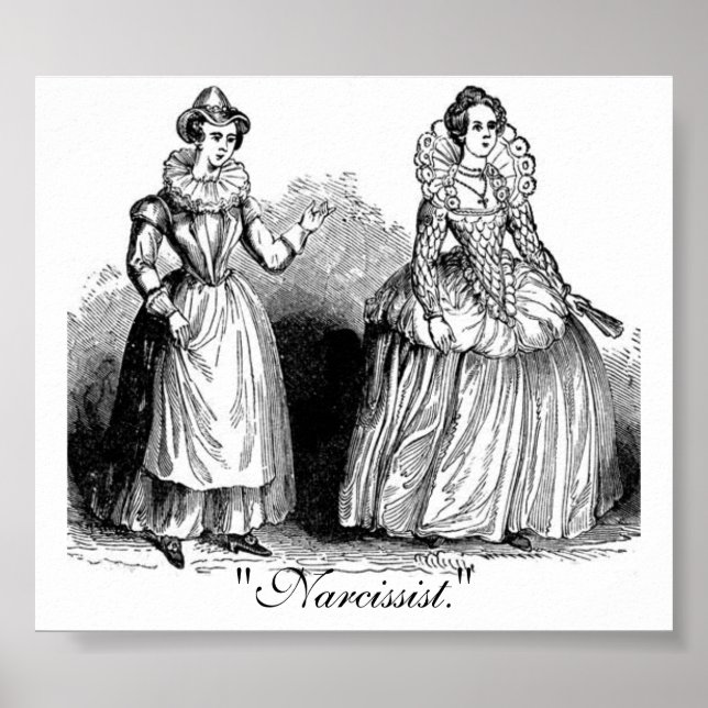 Poster Narcisista (Frente)