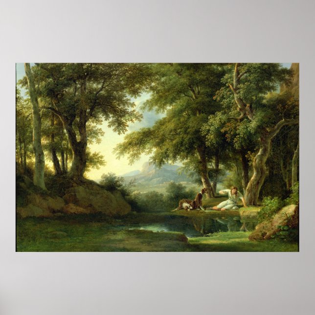 Póster Narciso Admitindo sua Reflexão (Frente)