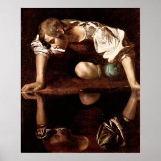 Póster Narciso, Caravaggio