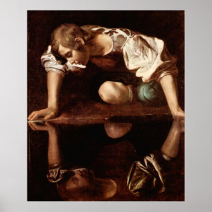 Poster Narciso por Caravaggio