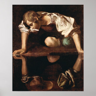Poster Narciso por Caravaggio