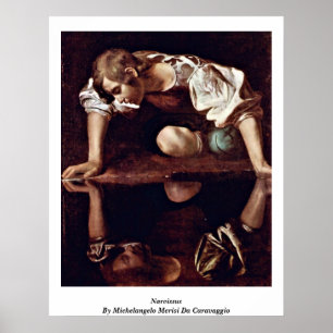 Póster Narciso por Michelangelo Merisi a Dinamarca
