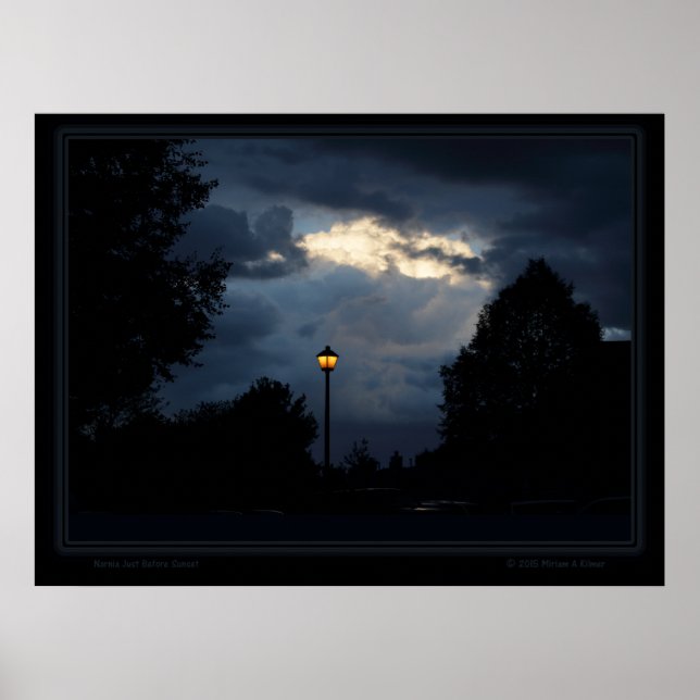 Poster Narnia Pouco Antes Do Sol ~ Miriam Kilmer (Frente)