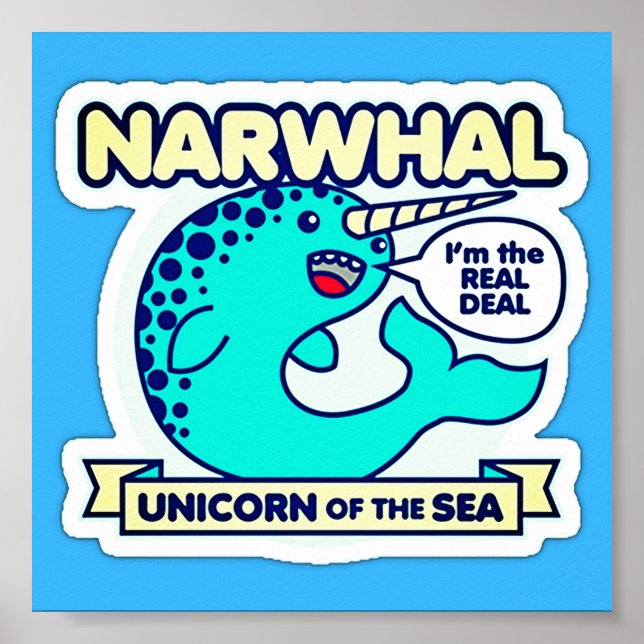 Póster Narwhal (Frente)