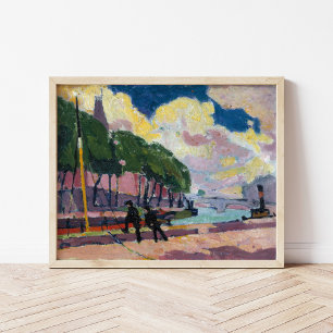 Poster Nas margens do Sena   Henry Lyman Sačien