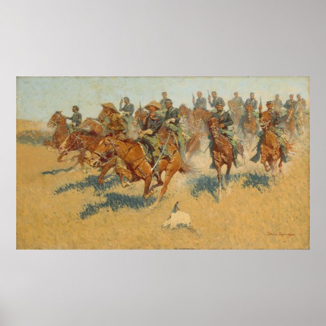 Póster Nas planícies do Sul (Frente)