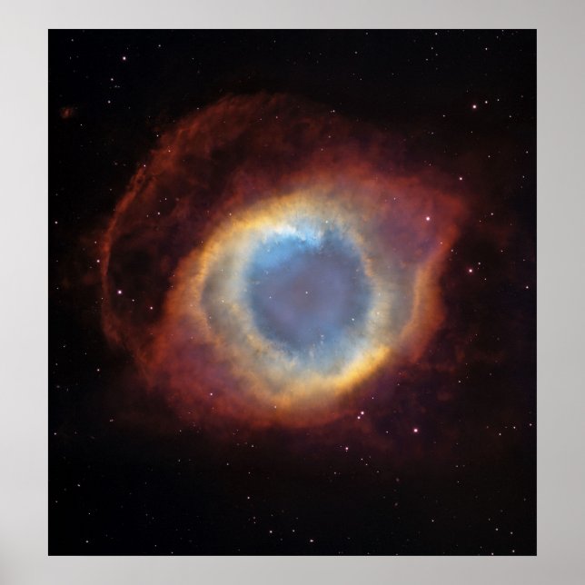 Póster NASA - A Nebulosa Helix (Frente)