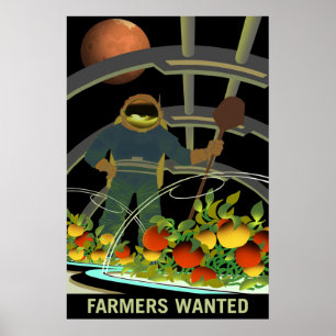 Poster NASA / Agricultores Procurados /