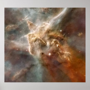 Poster NASA da nebulosa NGC 3372 de Carina