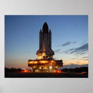 Póster NASA do lançamento da descoberta do vaivém
