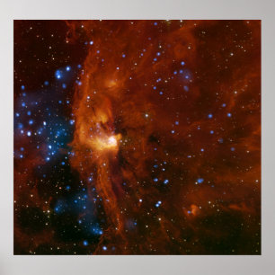 Poster NASA estelar do nascimento RCW 108 da estrela