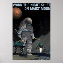 NASA Exploração Espacial Trabalhe no Turno da Noit