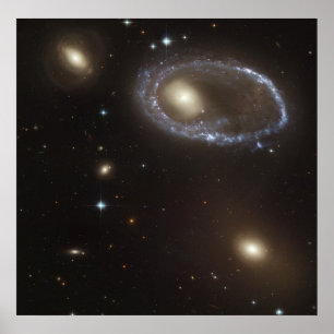 Poster NASA - Galáxia AM0644-741 do anel